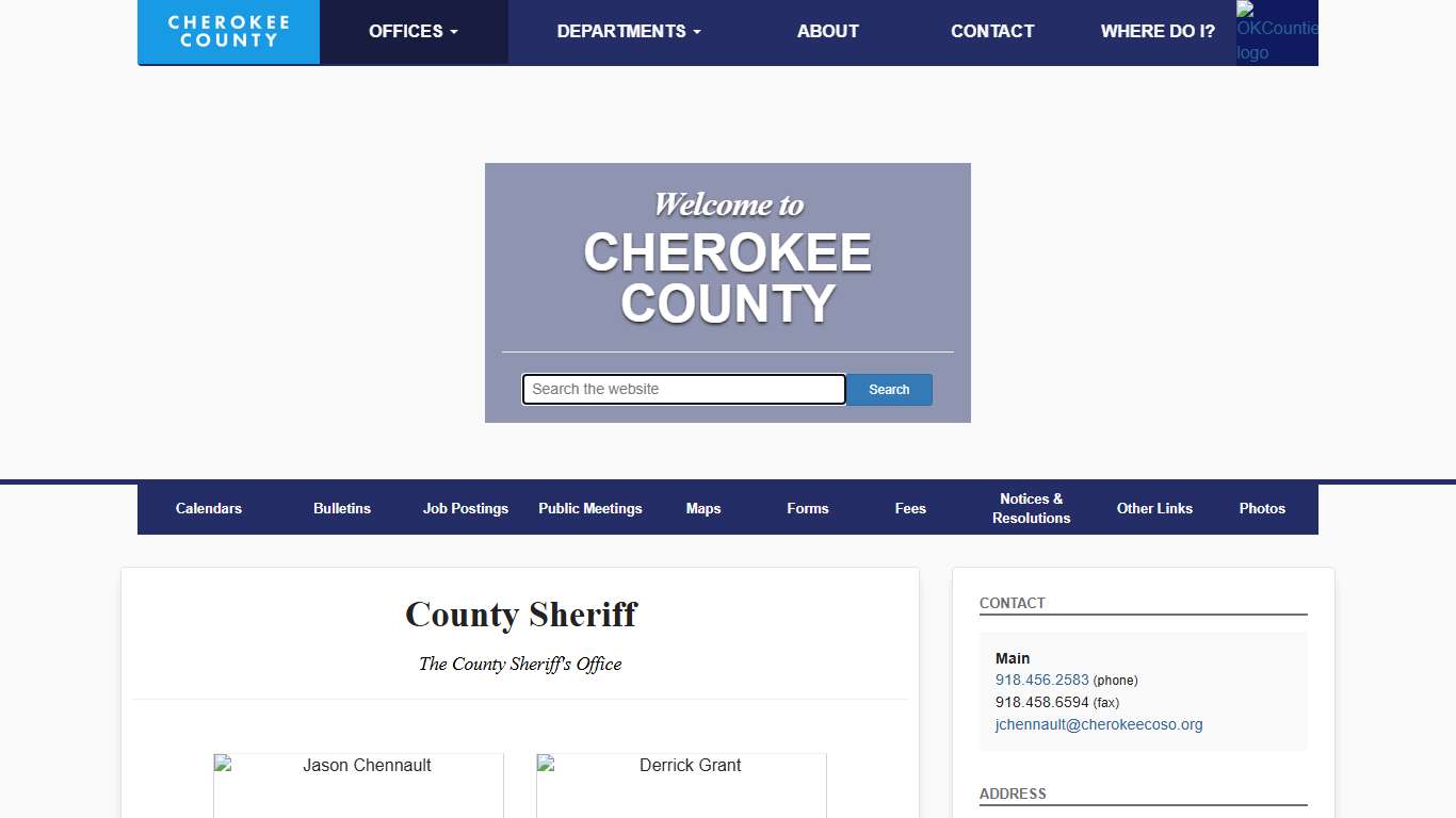 County Sheriff